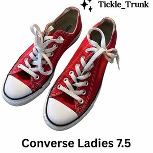 Converse Women's Bold Red Sneakers